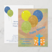 Realtor Mortgage Happy Birthday-kaart (Voorkant / Achterkant)