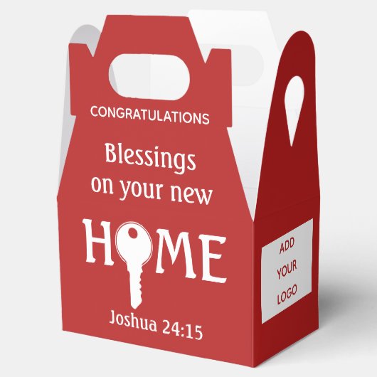 Realtor naar client — NIEUW THUIS-afsluitend cadea Bedankdoosjes (Geopend)