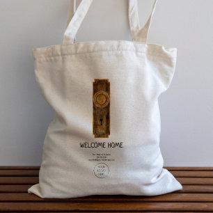 Realtor New Home Gefeliciteerd Housewarming Tote Bag