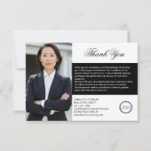 Realtor onroerend goed bedankkaart (Voorkant)