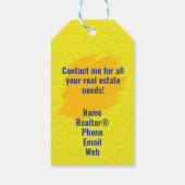 Realtor Pop-by Sponge Scrub Klantwaardering Cadeaulabel (Achterkant)