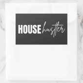 Realtor Professional House Hustler Rechthoekige Sticker (Tas)