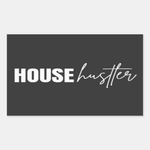 Realtor Professional House Hustler Rechthoekige Sticker