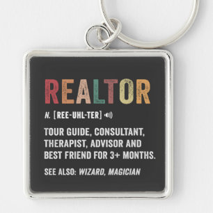 Realtor Real Estate Funny Quote Premium Sleutelhan Sleutelhanger