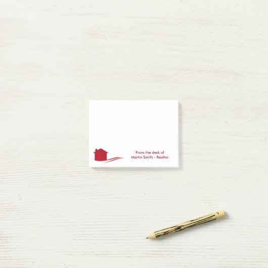 Realtor Sticky Notes Pad (Op bureau)
