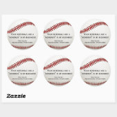 Realtor Summer Baseball door Stickers als Pop besc (Vel)