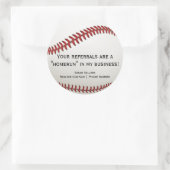 Realtor Summer Baseball door Stickers als Pop besc (Tas)