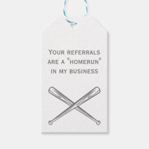 Realtor Summer Baseball, met Labels gelijkgestelde Cadeaulabel