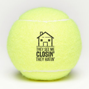 Realtor ze zien mij als het sluiten van een echte tennisballen