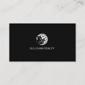 Realtyfoon voor de agent van onroerend goed visitekaartje (Achterkant)