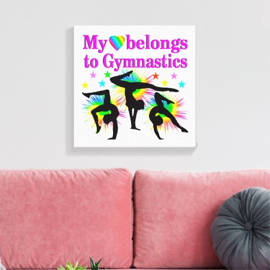 REAMING VAN GYMNASTICA CANVAS AFDRUK (Insitu (Woonkamer))