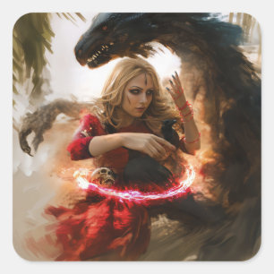Reanimatie Vierkante Sticker