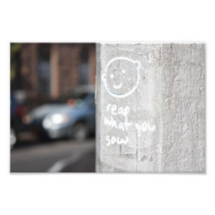 Reap What You Sow New York City Graffiti Photo NYC