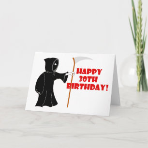 Reaper 30e carte d'anniversaire