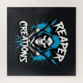 Reaper Creations: Schedel Meesterwerk Puzzel Legpuzzel (Horizontaal)