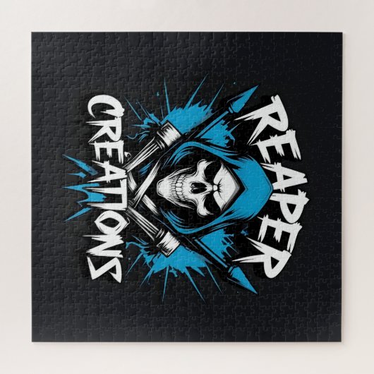 Reaper Creations: Schedel Meesterwerk Puzzel Legpuzzel (Horizontaal)