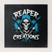Reaper Creations: Schedel Meesterwerk Puzzel Legpuzzel (Verticaal)