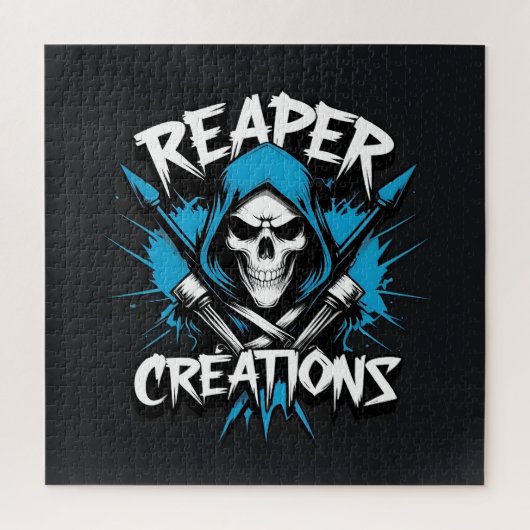Reaper Creations: Schedel Meesterwerk Puzzel Legpuzzel (Verticaal)