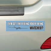 Reaper drone - Watched Bumpersticker (Op auto)