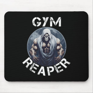 Reaper Fitness Halloween Skeleton Workout Bodybuil Muismat