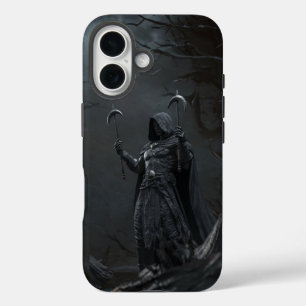 Reaper of the Shadows beroemd gemaakt door Twin Bl iPhone 16 Hoesje
