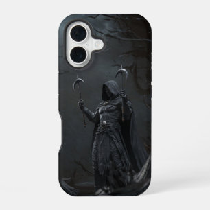 Reaper of the Shadows beroemd gemaakt door Twin Bl iPhone 16 Hoesje