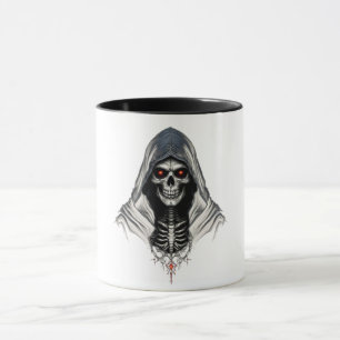 "Reaper Skull Mok - Gothic & Dark Art Coffee Cup"