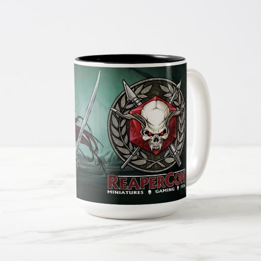 ReaperCon 2019 - Coffee Mok (groot) (Voorkant rechts)