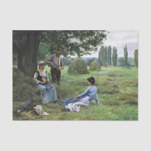 Reapers Rusting door Therese Cotard-Dupre Tissuepapier (Voorkant)