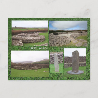 Reask Monastic Site, Kerry Ierland Briefkaart