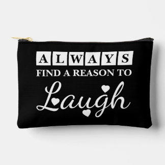 Reason to laugh black white etui