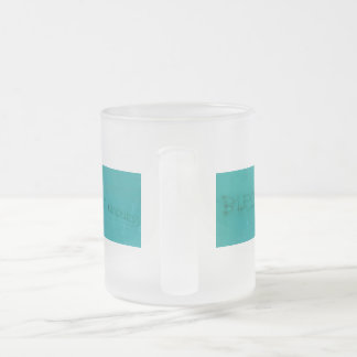 Reb Zalman's zegen op een watertank Matglas Koffiemok