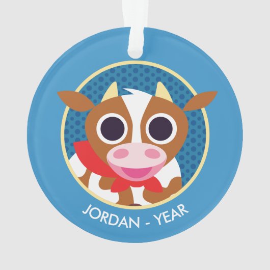 Reba de Koe Ornament (achterkant)