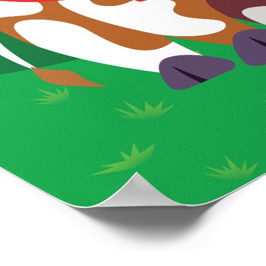 Reba, Purrl en Zora bij nacht Poster (Hoek)