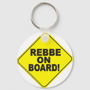 Rebbe aan boord sleutelhanger