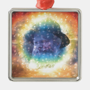 Rebbe Metalen Ornament