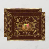 Rebecca Corgi Victoriaans Briefkaart (Voorkant / Achterkant)