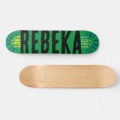 REBEKA Planche de skateboard 19,7 cm (Horz)