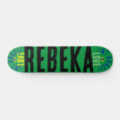 REBEKA Planche de skateboard 7 3/4" (Horz)