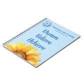 Rebekah’s Legacy Dream • Believe • Achieve Journal (Côté gauche)