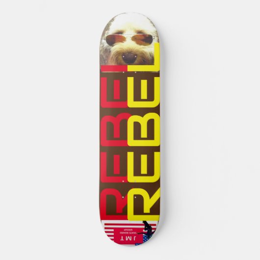 REBEL 8 1/4"Skateboarddek Skateboard (Voorkant)