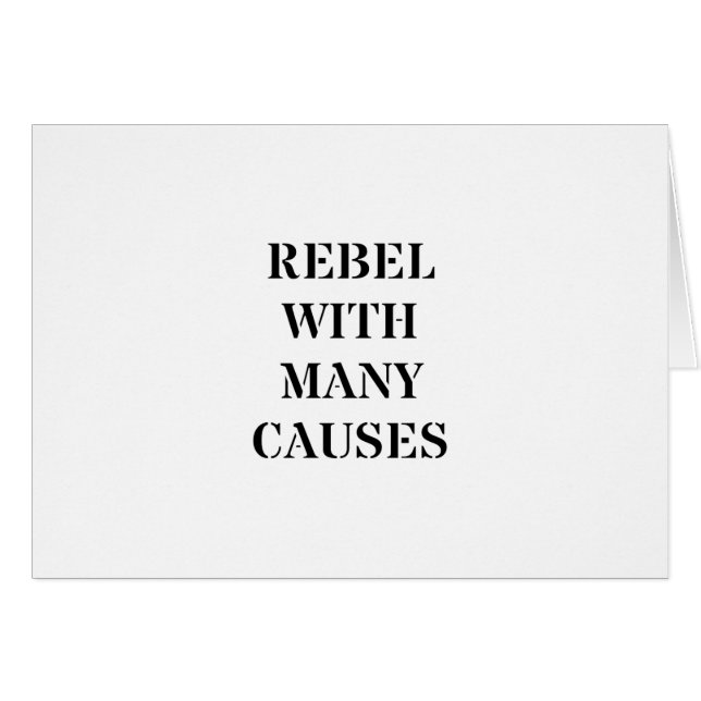 Rebel avec de nombreuses causes (Devant horizontal)