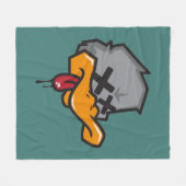 Rebel Duck  Fleece Deken (Voorkant (Horizontaal))