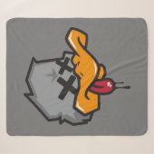 Rebel Duck  Sherpa Deken (Voorkant (horizontaal))