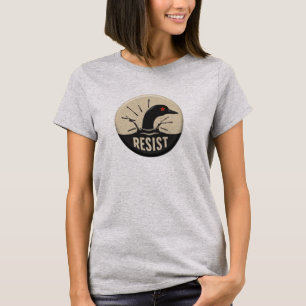 Rebel Loon Kopduik – Weerstandsbadge T-shirt