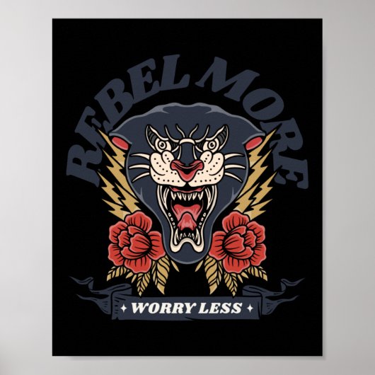 Rebel Meer Poster (Voorkant)
