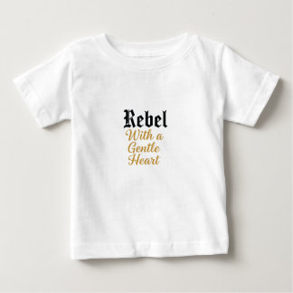 Rebel met een zacht hart typografie ontwerp