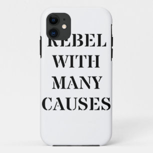 Rebel met veel oorzaken iPhone 11 hoesje
