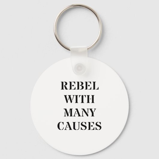 Rebel met veel oorzaken sleutelhanger (Voorkant)