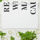 Rebel met veel oorzaken theedoek (Gevouwen)